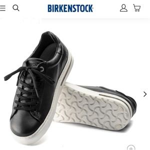 Birkenstock Bend Low - Black Leather Sneaker